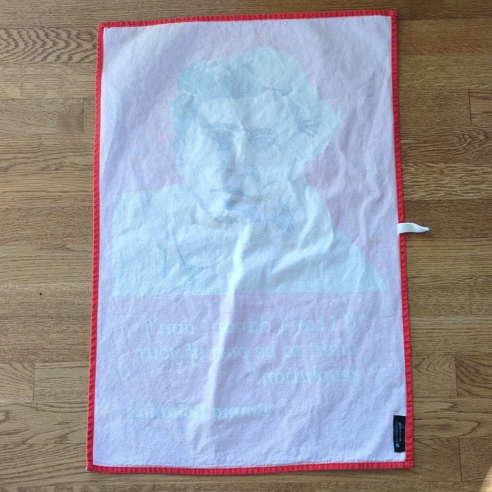 Radical Tea Towel Emma Goldman Revolution Red Kitchen Decor Rebellion